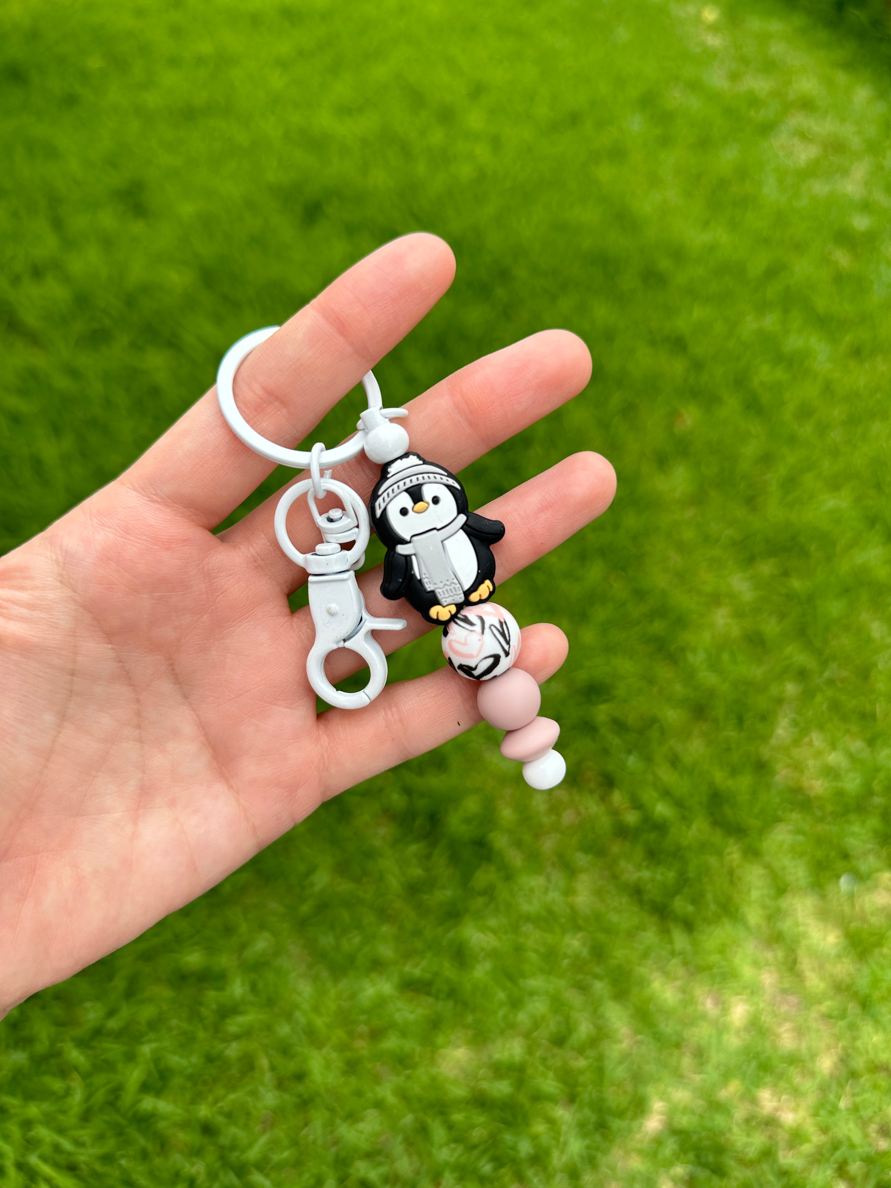 Penguin Keychain (Grey)