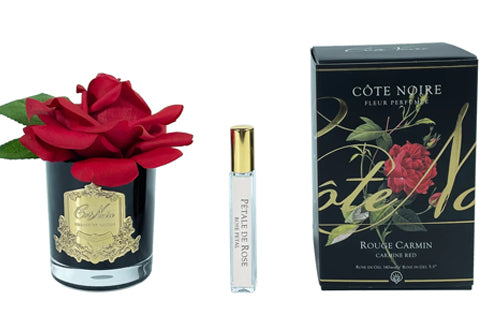 COTE NOIRE PERFUMED NATURAL TOUCH SINGLE ROSE - BLACK ** NEW RED **