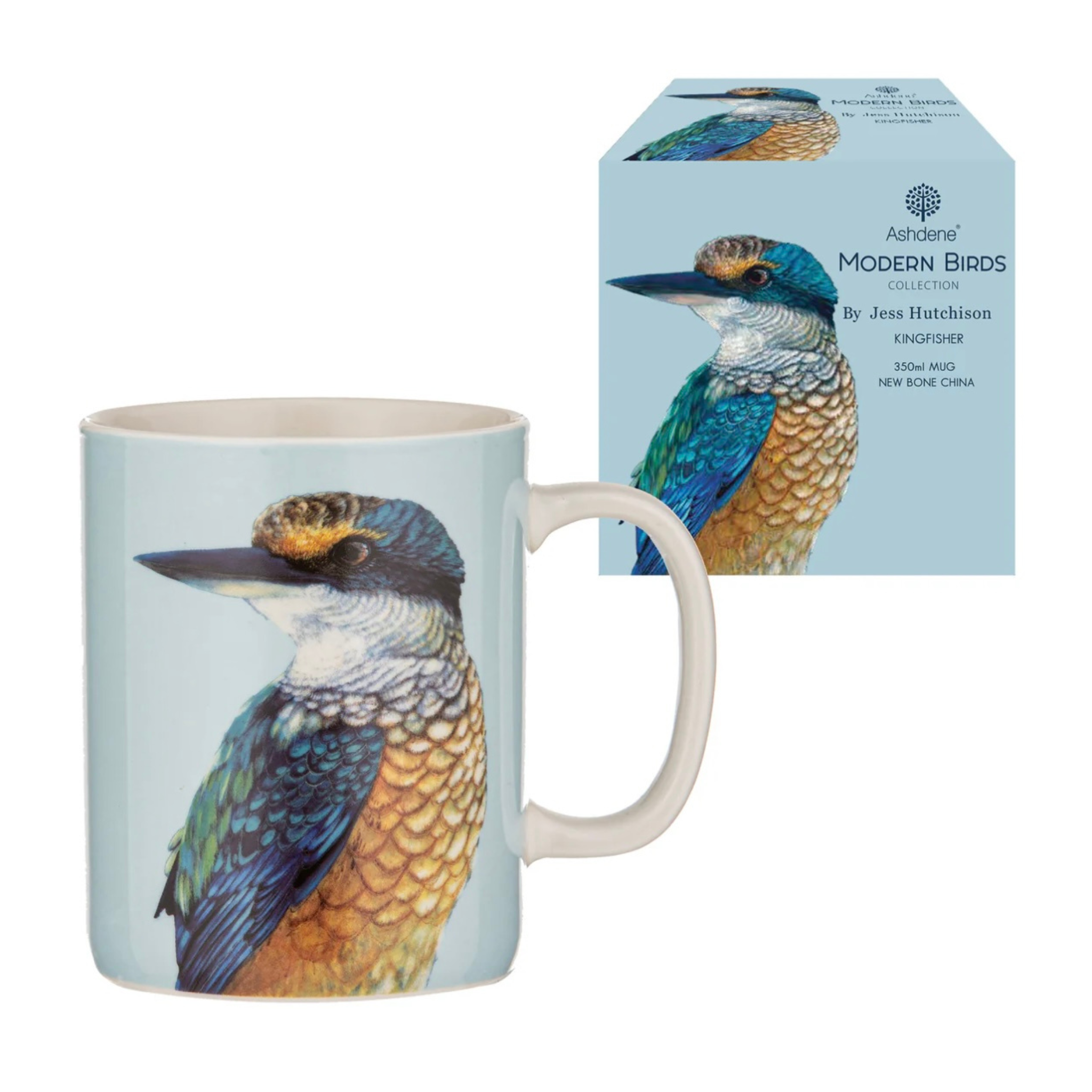 Modern Birds Kingfisher Mug