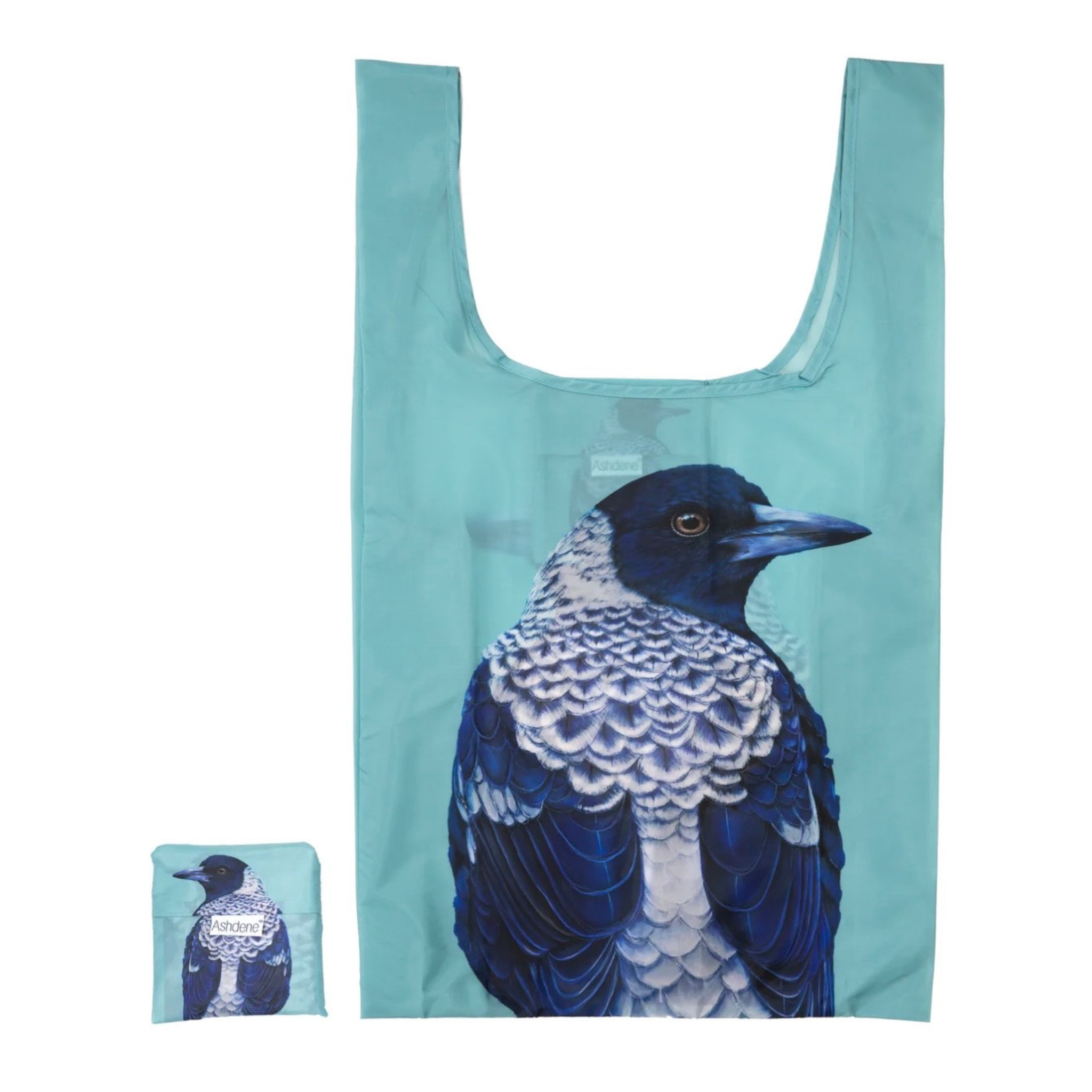 Modern Birds Magpie Reusable Tote Bag