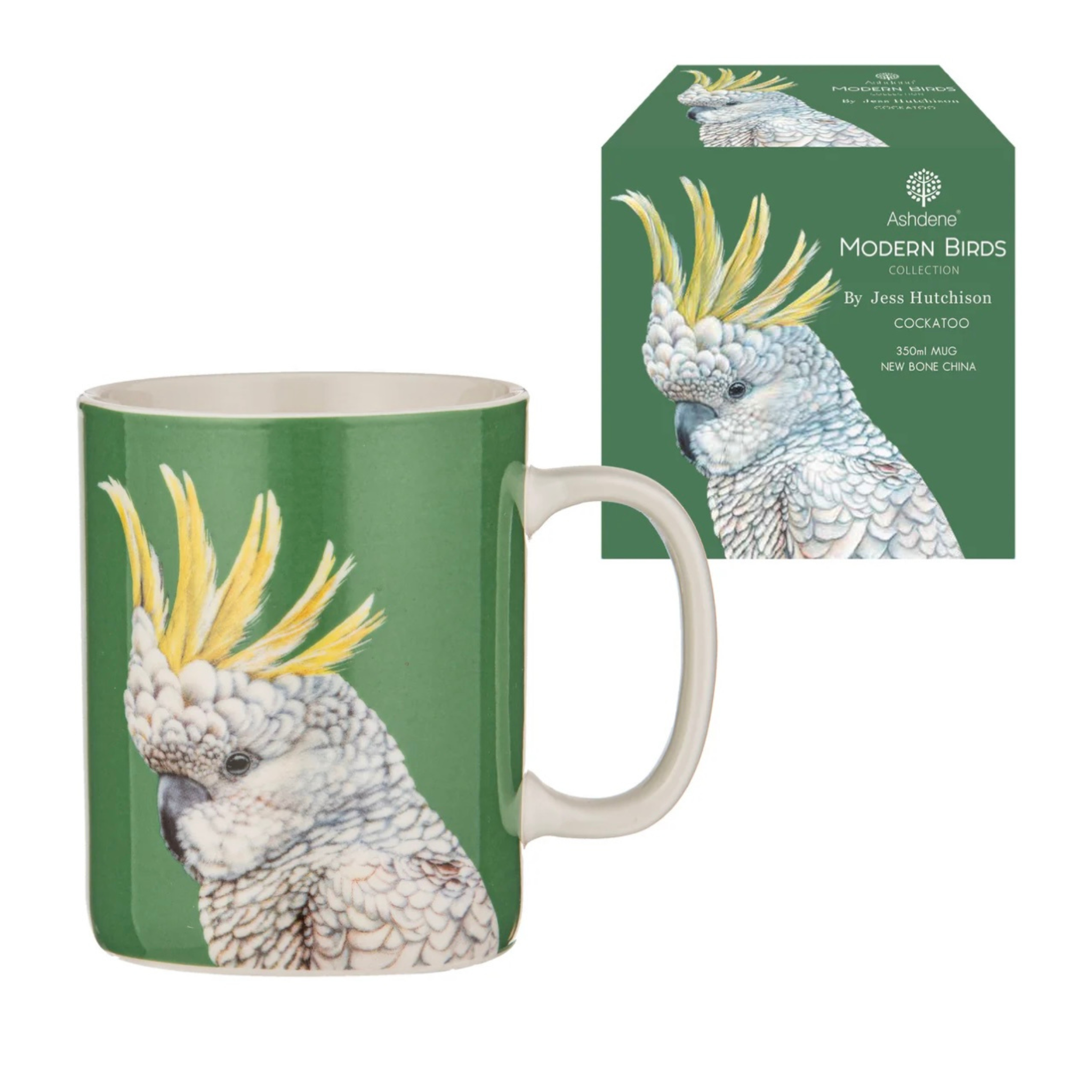 Modern Birds Cockatoo Mug
