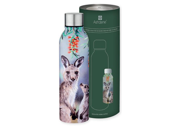 Fauna of Aus Kangaroo & Joey Drink Bottle