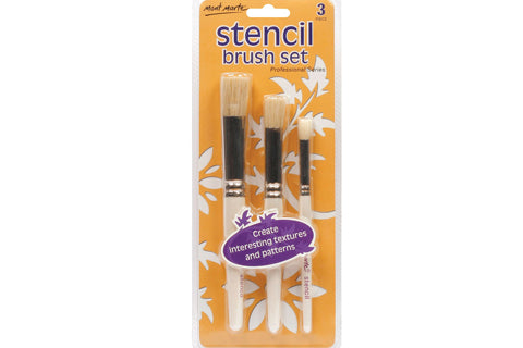 Professional Stencil Brush Set 12, 8, 4