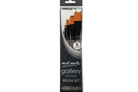 Gallery Series Brush Set Acrylic 5pce