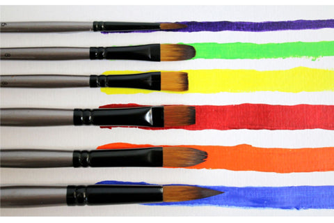 Gallery Series Brush Set Acrylic 6pce