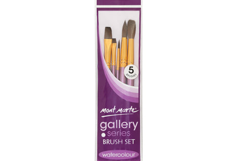 Gallery Series Brush Set Watercolour 5pce