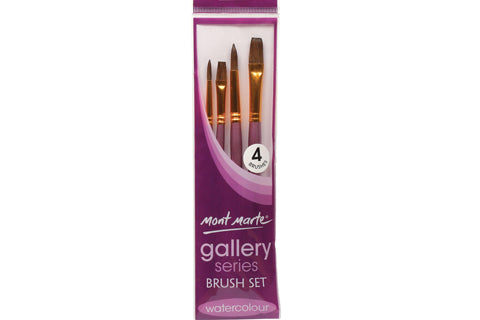 Gallery Series Brush Set Watercolour 4pce