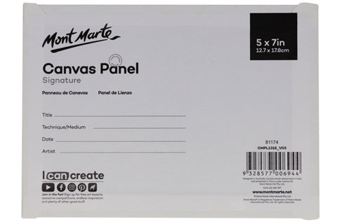 Signature Canvas Panels 3pc 12.7 x 17.8cm (5 x 7in)