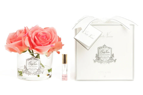Cote Noire Perfumed Natural Touch 5 Roses - Clear - White Peach
