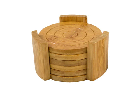 Round Bamboo Coasters