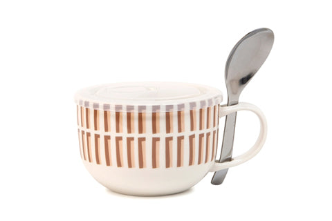 Lunch2Go Soup Mug with Spoon - 520ml - Texto