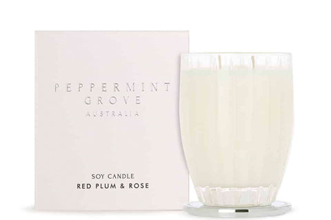 Red Plum & Rose Large Candle 350G