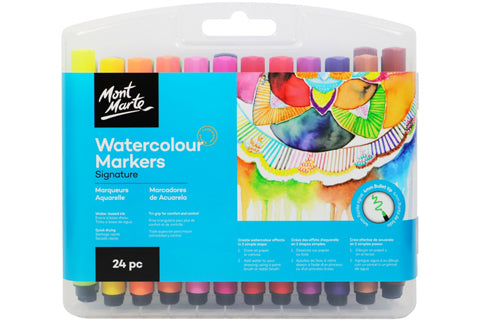 Watercolour Markers 24pc
