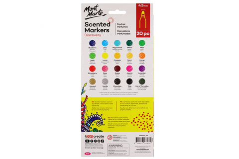 Discovery Scented Markers 4.5mm (0.17in) Tip 20pc