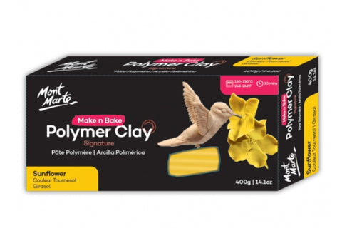 Make n Bake Polymer Clay Signature 400g (14.1oz) - Sunflower