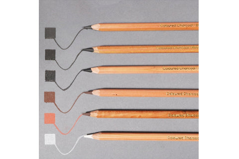 Signature Coloured Charcoal Pencils 12pce