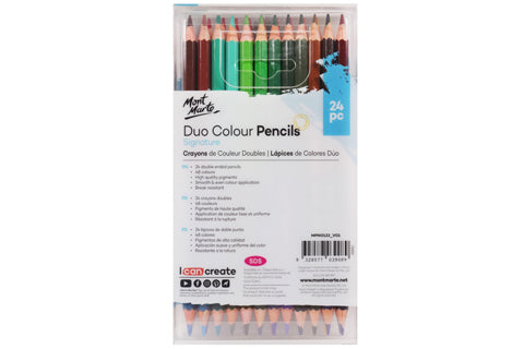 Signature Duo Colour Pencils 24pc