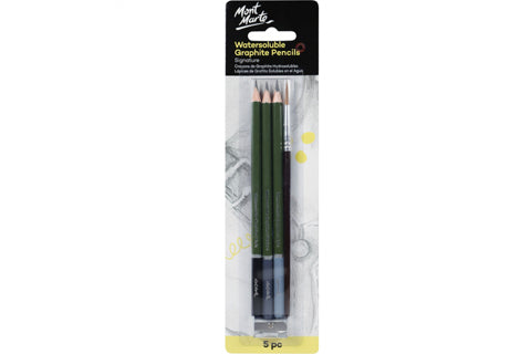 Signature Watersoluble Graphite Pencils 5pc