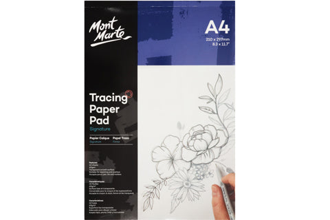 Signature Tracing Paper Pad 60gsm A4 40 Sheet