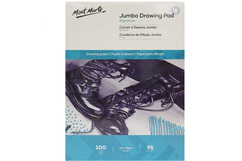 Signature Jumbo Drawing Pad 22.9 x 30.5cm (9 x 12in) 100 Sheet