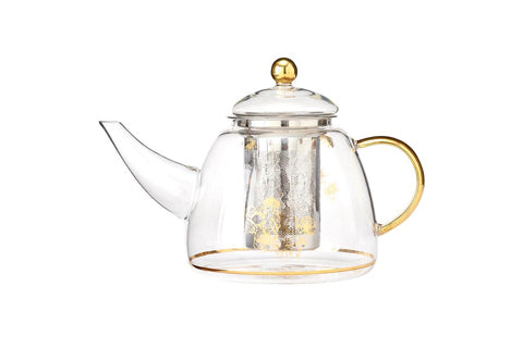 Honey Bee Glass Teapot